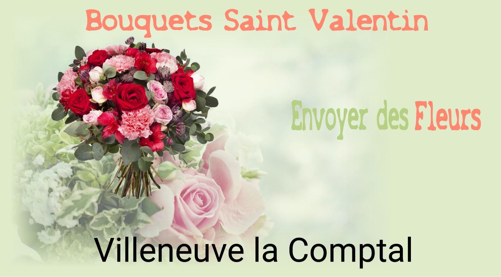 Roses de Saint-Valentin livrées à Villeneuve-la-Comptal